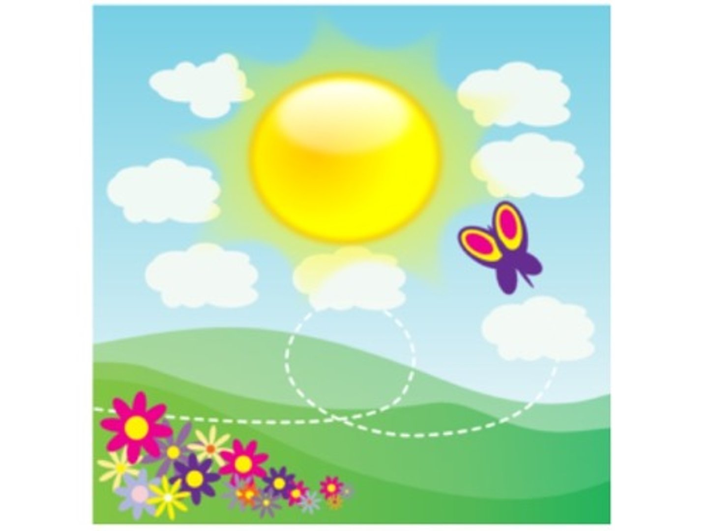 <p>It's nice out.</p>