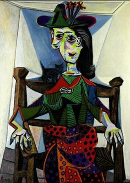 <p><strong>DORA MAAR AU CHAT 1941</strong></p><p>PABLO PICASSO</p><p>May 3, 2006</p><p>$ 95.2 million</p>