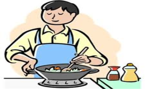 <p>to prepare food/a meal</p>