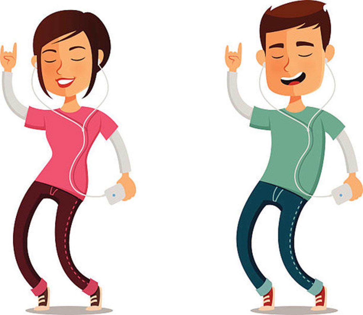 <p>Mis amigos la escucharon.</p>