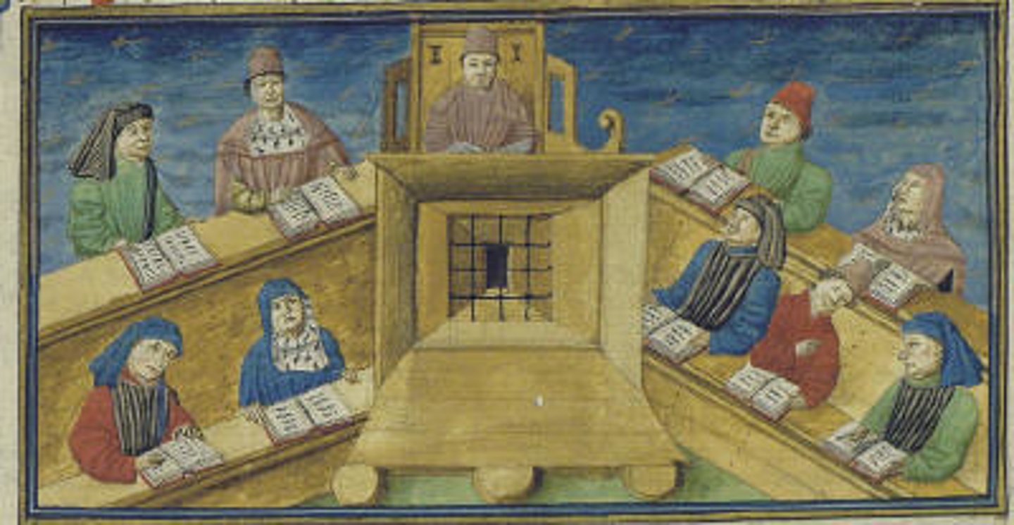 <p>the body of laws governing the religious practices of a Christian Church.</p>