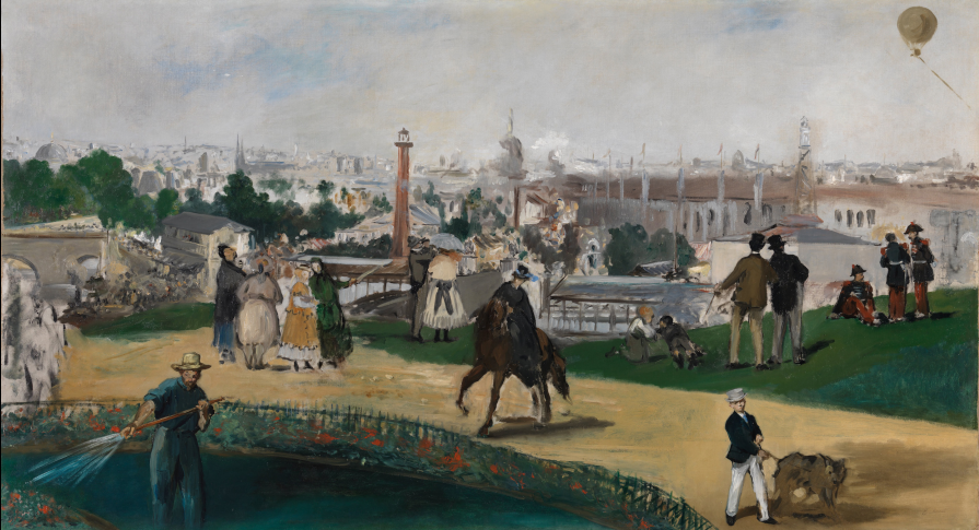 <p>Manet, View of the World’s Fair of 1867, 1867</p>
