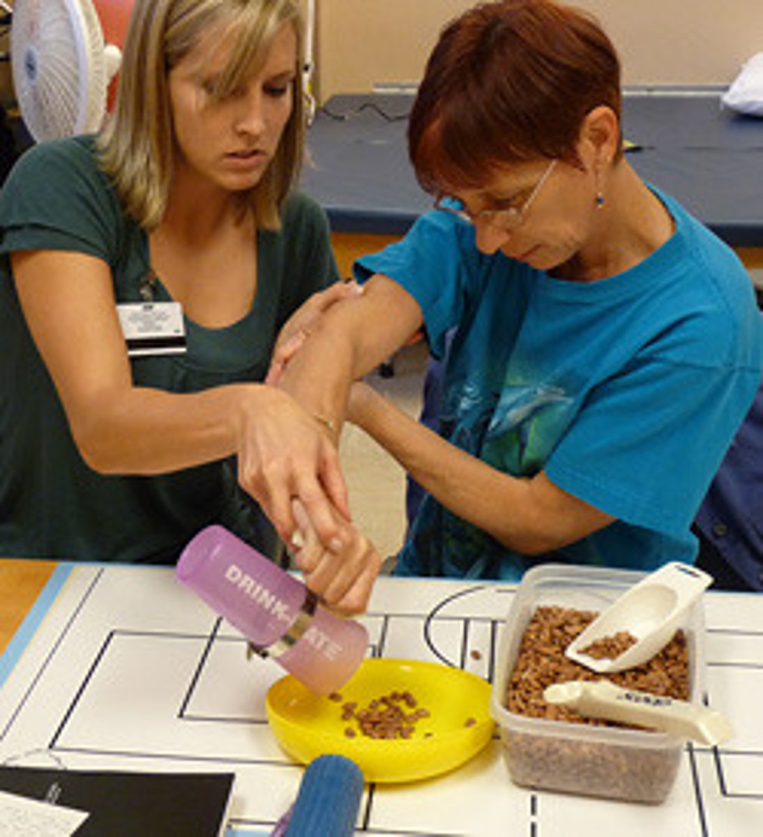 <p>A licensed technician who is a graduate of a school for occupational therapy and has acquired expertise in making special equipment to facilitate the performance of a patient's daily activities.</p>