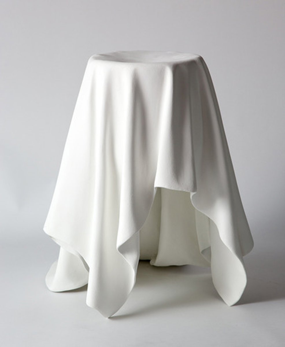 <p>To hang or place cloth loosely over something.</p>