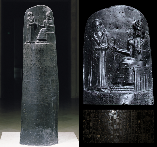 <p>Stele of Hammurabi - Babylonian Unit 1</p>