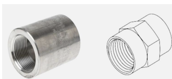 <p>Is a short internally threaded section of a pipe used to joint two pipes</p>