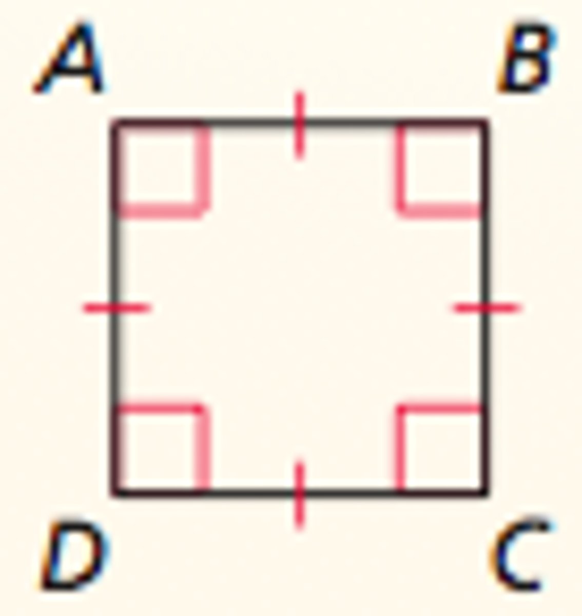 <p>A quadrilateral is a square if and only if it is a rhombus and a rectangle.</p>