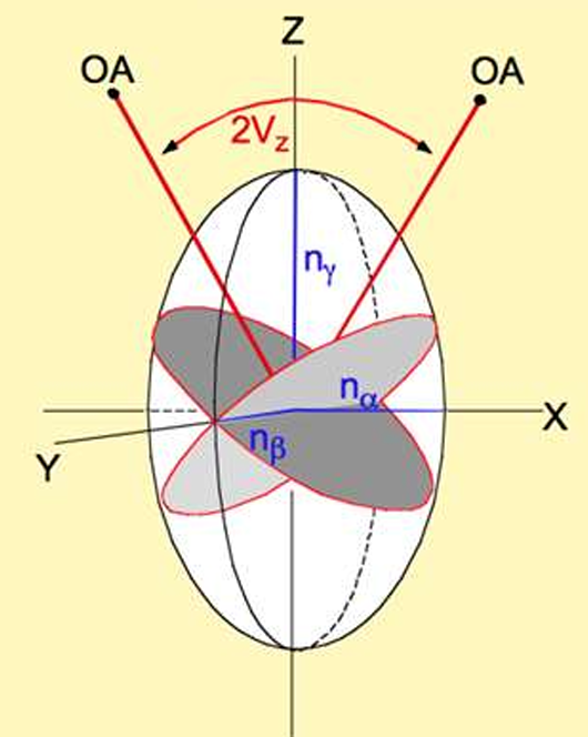 <ol><li><p>Optic Axis</p></li><li><p>Z axis</p></li><li><p>Optic Axis</p></li><li><p>Y</p></li><li><p>X</p></li></ol>