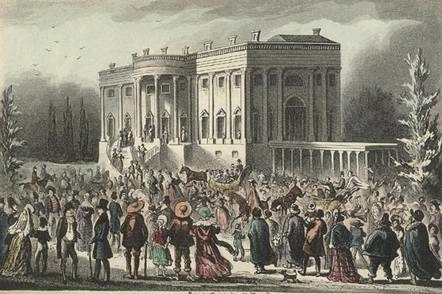 <p>- Expanded White male suffrage to all white males not just property owning</p><p>- Nominating conventions and primary elections replaced legislative caucuses</p><p>- Belief in the Common Man</p>