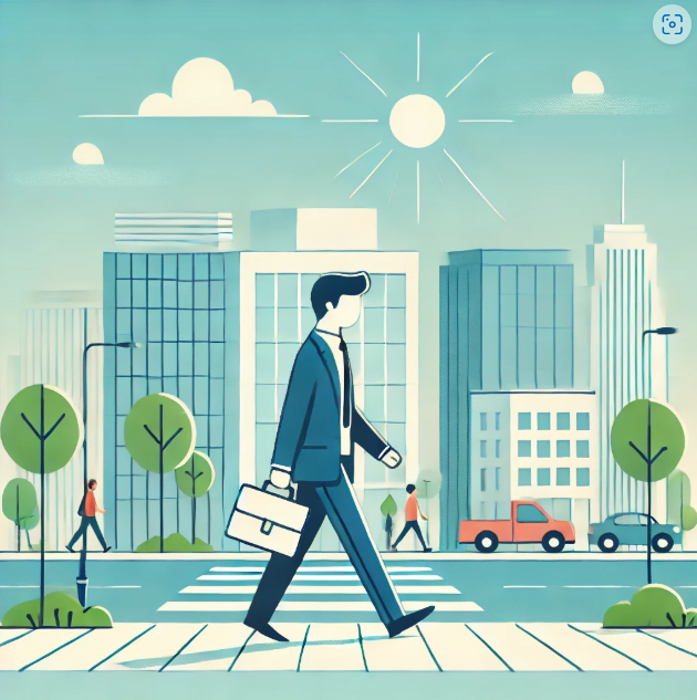 <p>To go to work</p>