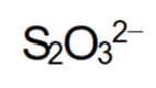 <p>S2O32-</p>