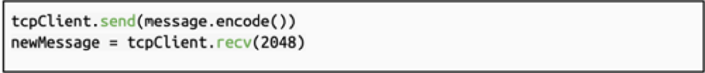 <p>It tells recv to use a 2048 byte recieve buffer</p>