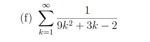 <p><em>Determine whether the series converges, and if so find its sum</em></p>
