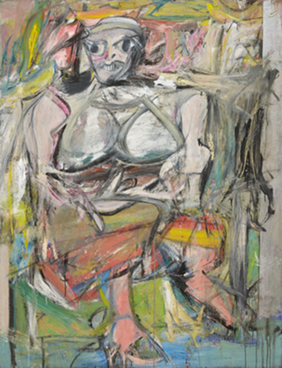 <p>Willem de Kooning, 1950-1952, oil on canvas</p>