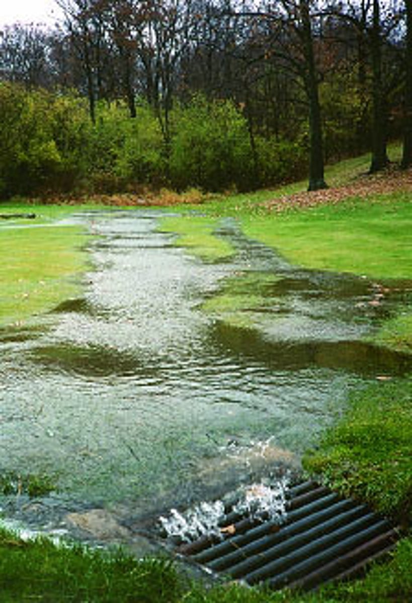 <p>When pollutants are washed off surfaces and into waterways, including groundwater, streams, lakes, oceans, etc.</p>