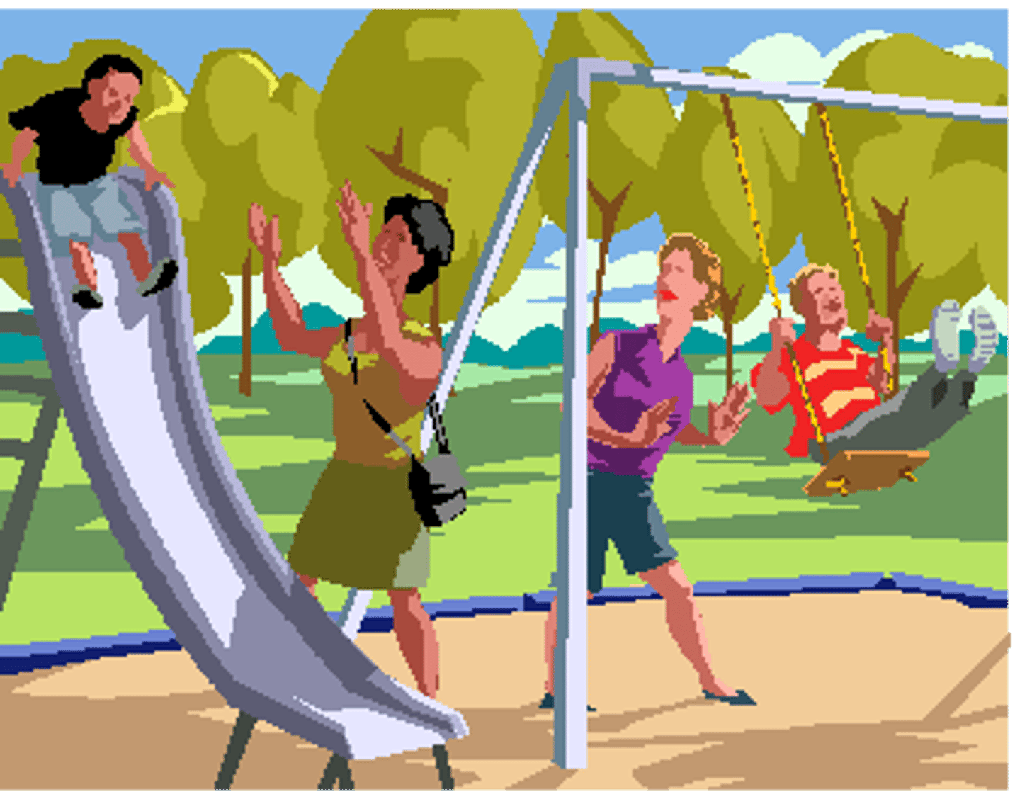 <p>the park</p>
