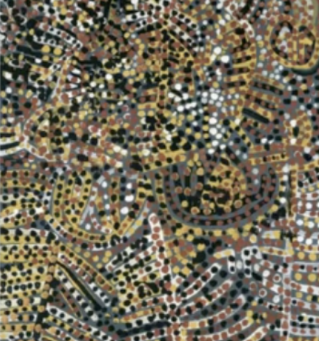 <p>Woman dot painter: Emily Kame</p>
