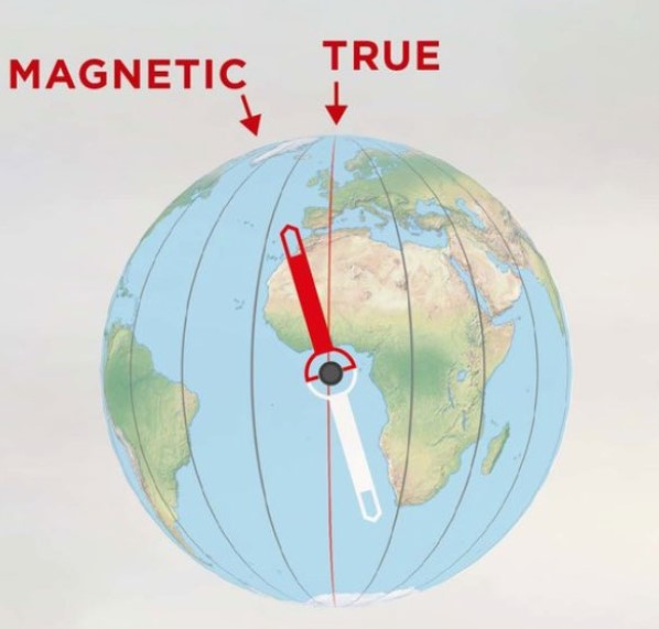<p><span>Aligns with Earth’s magnetic field and points directly to the magnetic north pole</span></p>