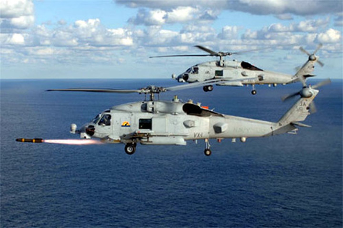 <p>role: maritime strike; ASW and SUW, has updated radar and sonar systems</p><p>features: rear wheel further forward, door on starboard side only, when equipped with FLIR turret faces up</p><p>crew: 2 pilots, 1-2 enlisted aircrewman </p><p>responsibilities: </p><p>pilot: operate aircraft</p><p>co-pilot: airborne tactical officer (ATO), supervises tactical situations and sensor operations </p><p>aircrew: sensor operators for all onboard systems, rescue swimmers</p>