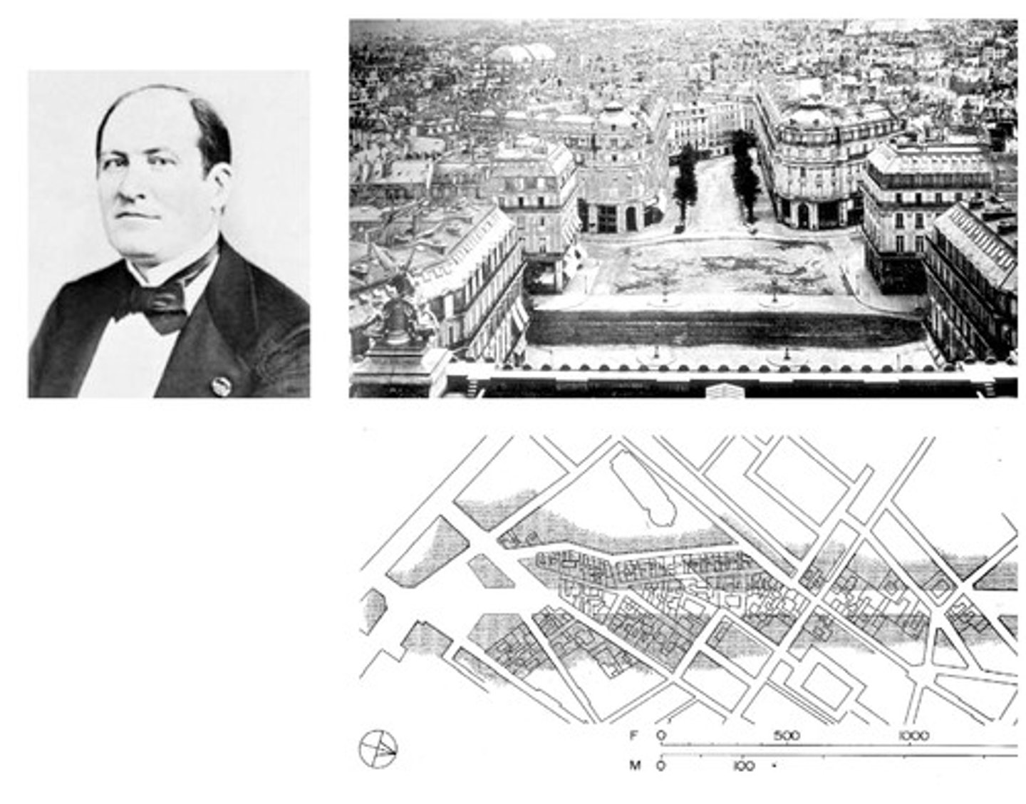 <p>a. Architect, designer, engineer</p><p>b. France</p><p>c. During the Second French Empire, this architect cleared the medieval design of Paris and created the grand avenues of France, such as the Champs-Élysées. His redesign of Paris helped to improve transportation in the city, but it also made it far more difficult for revolutionaries to build barricades in the streets.</p>