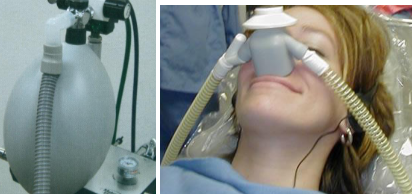 <p><span><span>3 L rubber or silicone bag </span></span></p><p><span><span>Provides reserve gas when patient’s respiratory demands exceed the flow of the machine </span></span></p><p><span><span>Serves also to monitor patient’s respiration </span></span></p><p><span><span>Bag is attached to oxygen flush for emergencies</span></span></p><p><span><span>Increase gas flow by pressing the O2 flush button if the reservoir bag collapses</span></span></p><p><span><span>Reduce gas flow to reservoir bag if it is bulging</span></span></p><p><span><span>Introduction of 100% oxygen for 1 to 2 minutes followed by titration of nitrous oxide in 10% intervals is recommended</span></span></p>