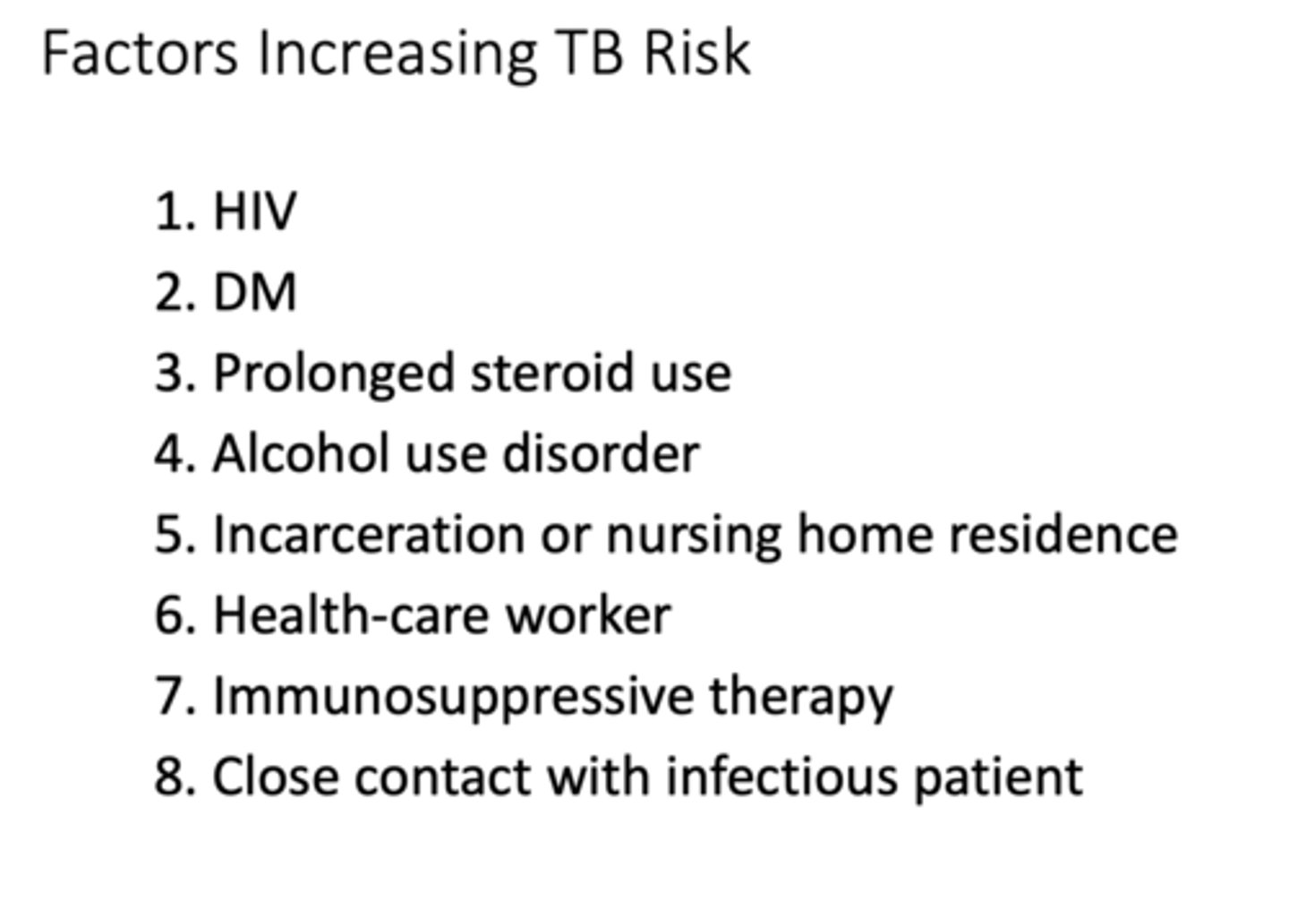 <p>active TB</p>