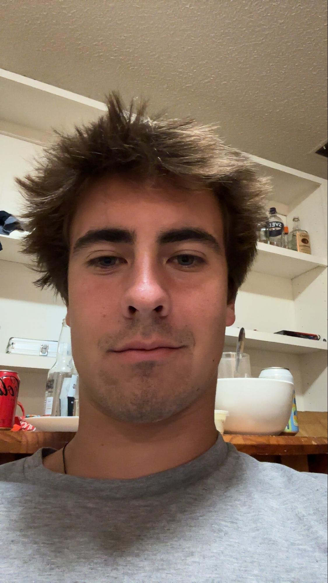 <p>In an ambulance four times in one year</p>