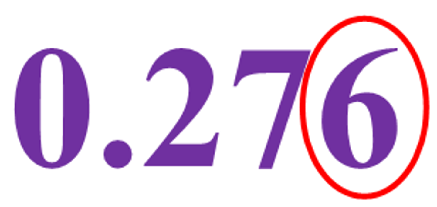 <p>The place to the right of hundredths</p>