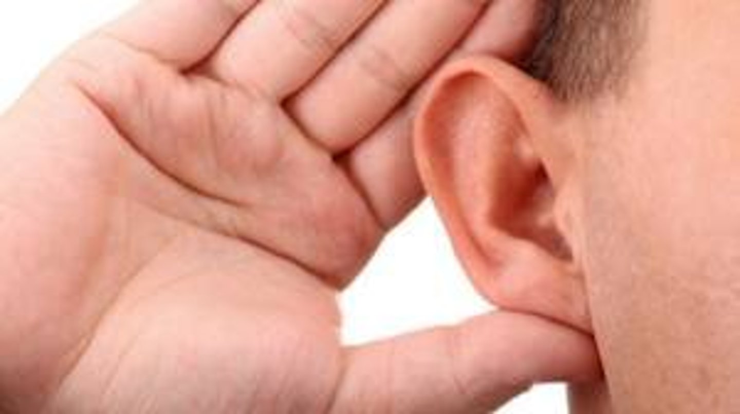 <p>literal: "I am listening to you!"</p>