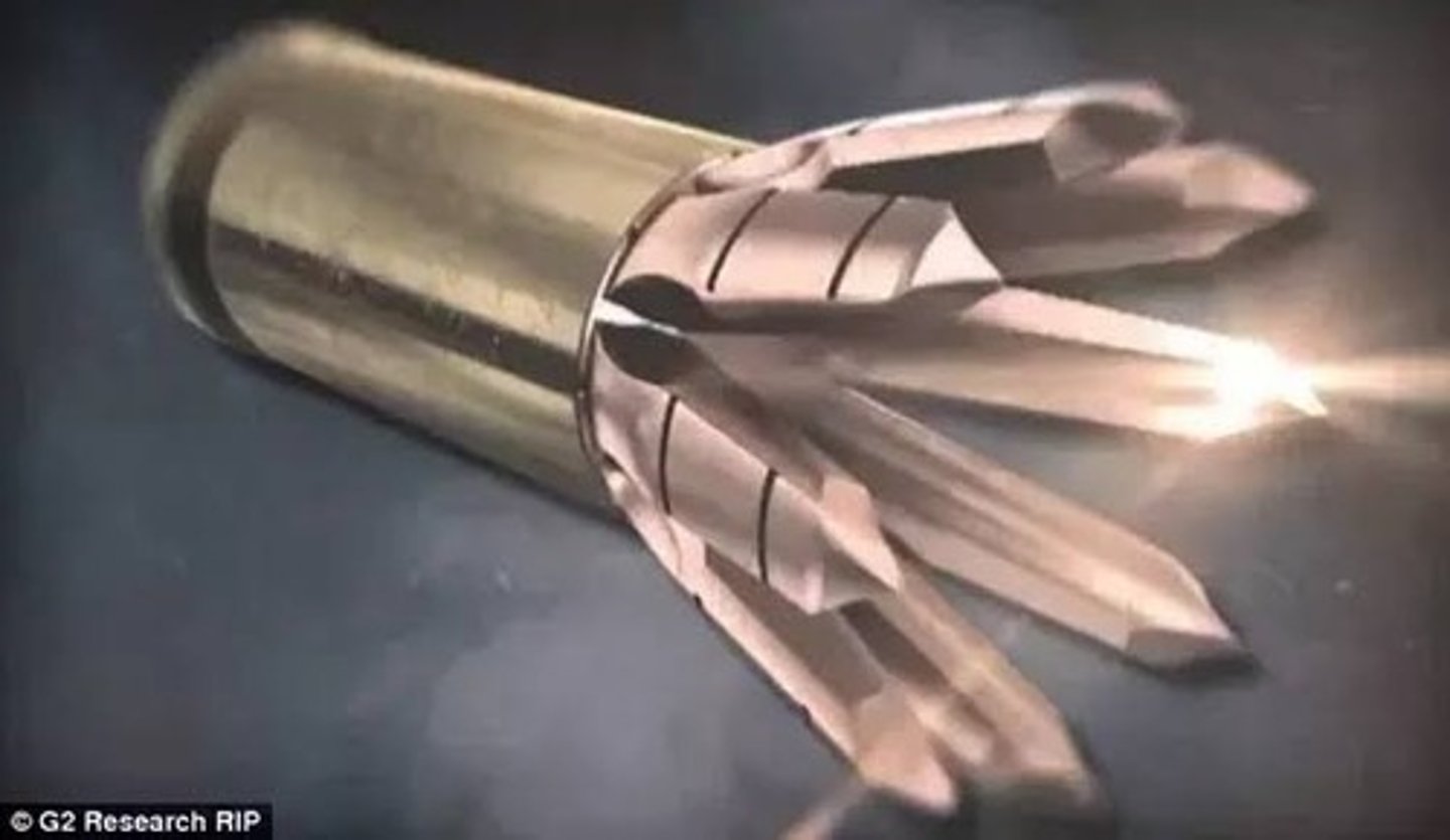 <p>It consists of a service ball that has an exposed nose due to trimmed jacket at the back. At present, the term is loosely used in describing any expanding bullet. These are now known as Hallow Point bullet and Soft Point bullet.</p>