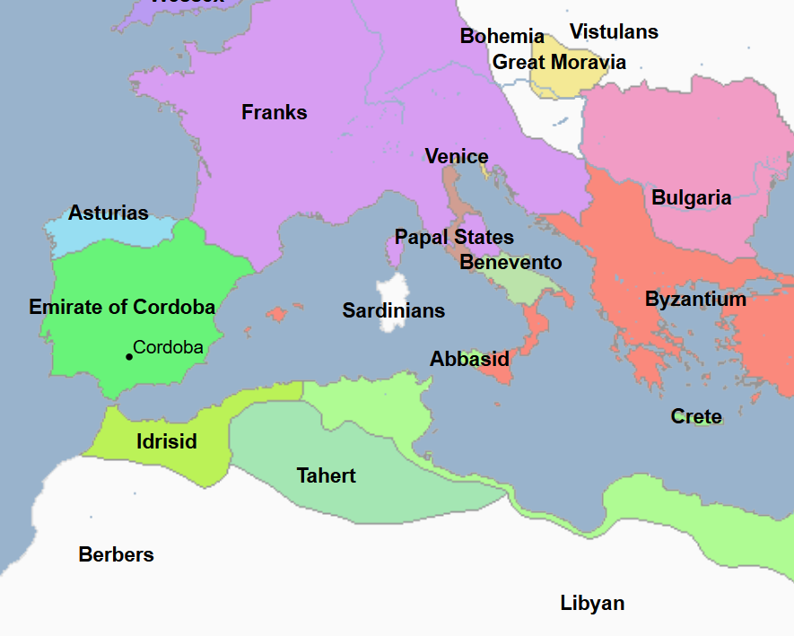 <ul><li><p>3rd Aghlabid King of Ifriqiyah (Tunisia) </p></li><li><p>By the start of his reign, the Aghlabids were completely independent from the Abbasids </p></li><li><p>During his reign, he launched an expedition to capture Sicily from the Byzantine Empire via his general Asad ibn al-Furat </p></li></ul><p></p>