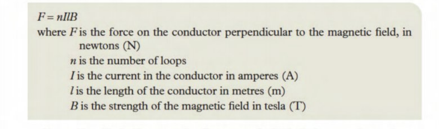 <p>A conducting wire is essentially a stream of charged particles flowing in one direction.</p><p>If at angle add sin theta.</p>