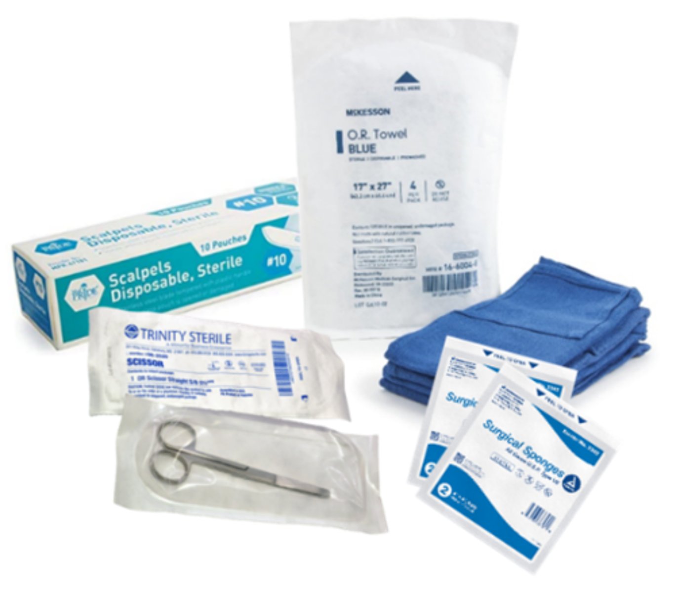 <p>products that have already been sterilized, purchased from outside vendors & typically received in shipping containers (which should be removed in a controlled break-out area)</p>