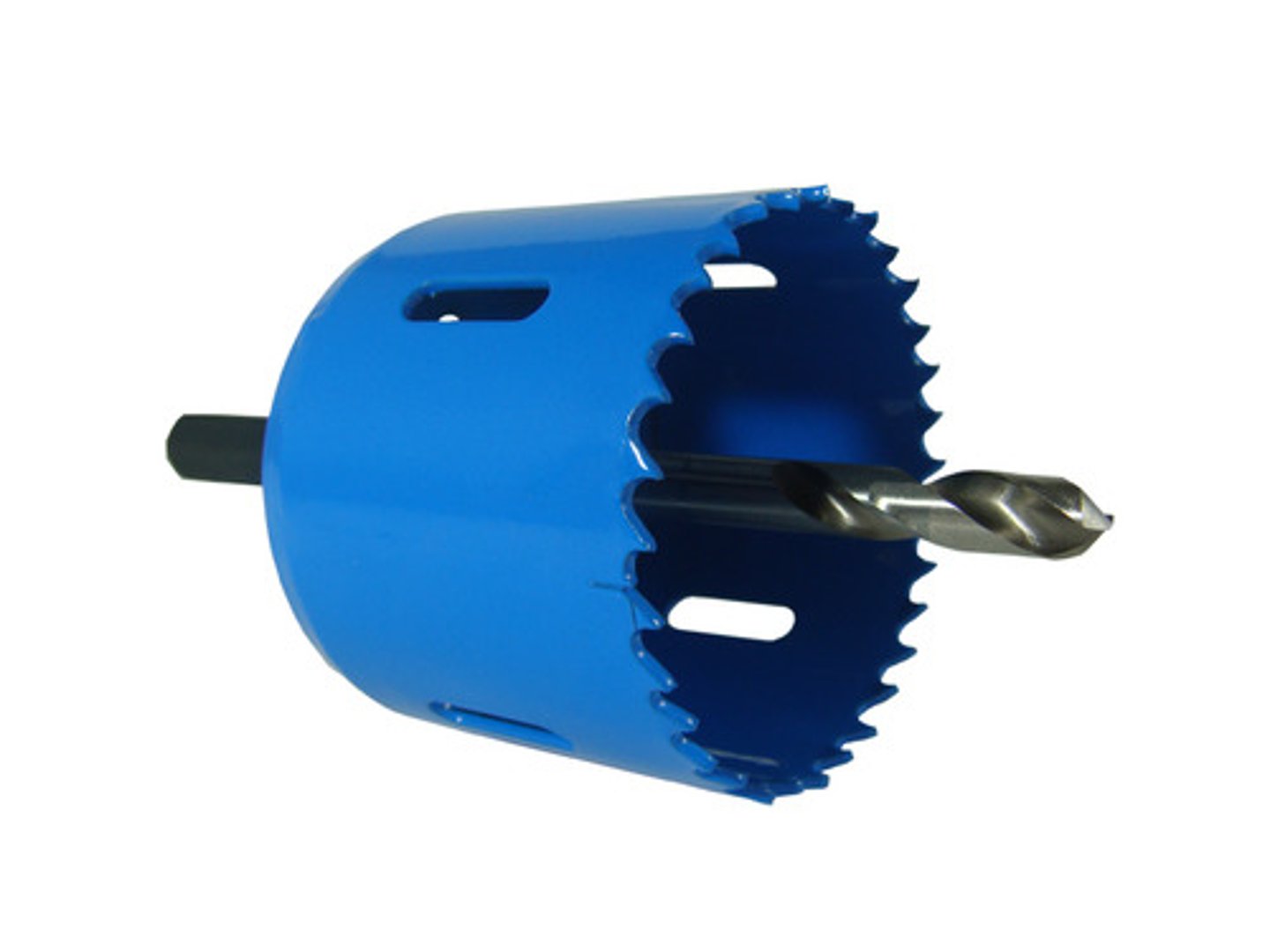 <p>Cylindrical metal blade to cut bigger holes in timber, metal or plastic.</p>