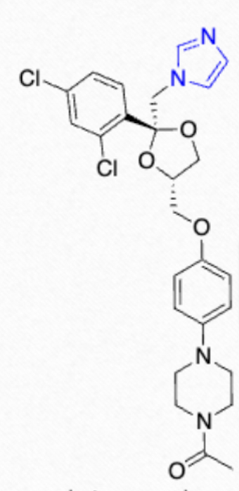 <p>Which azole/class is this structure?</p>