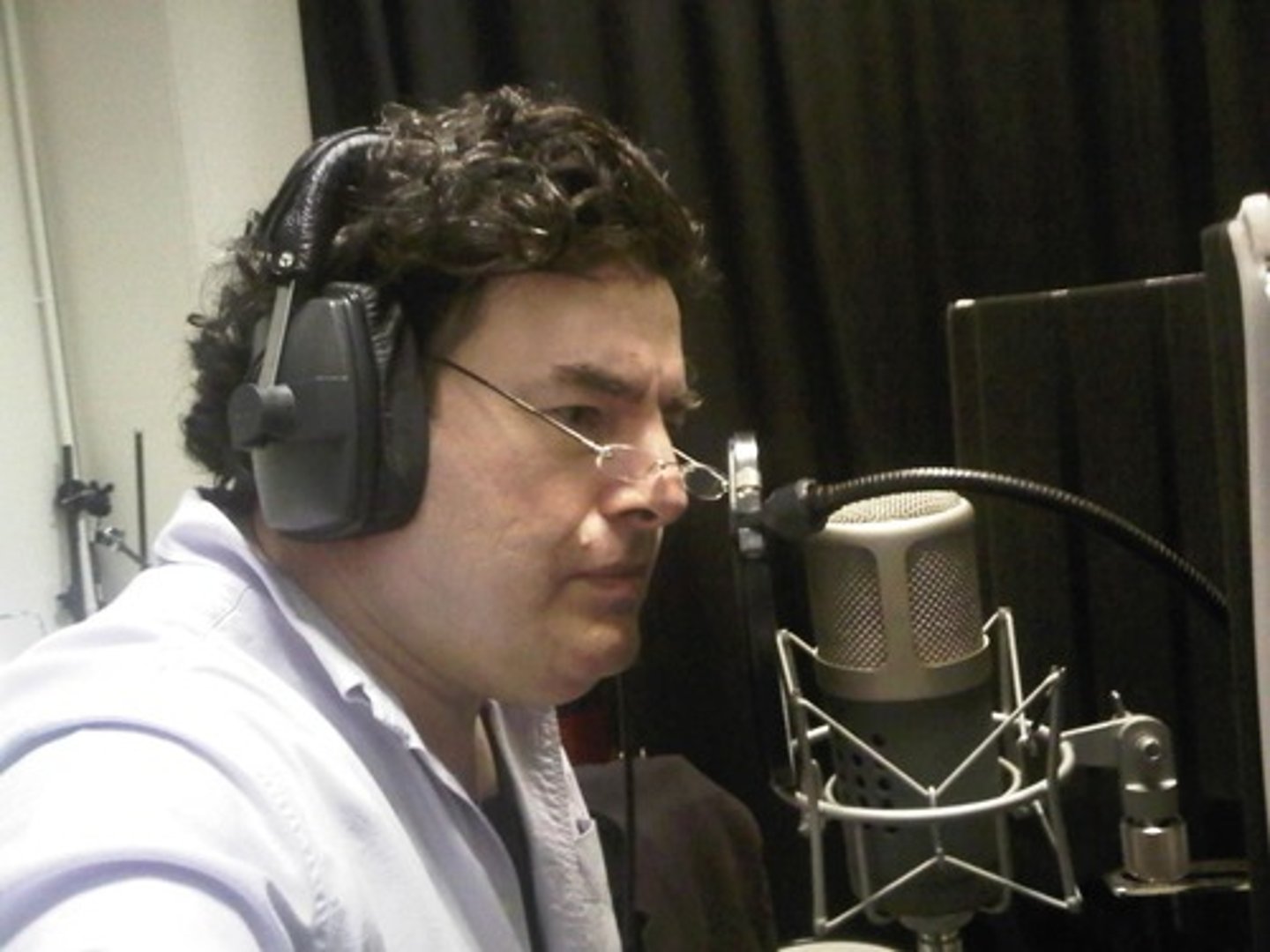 <p>movie dubbing, voice over</p>