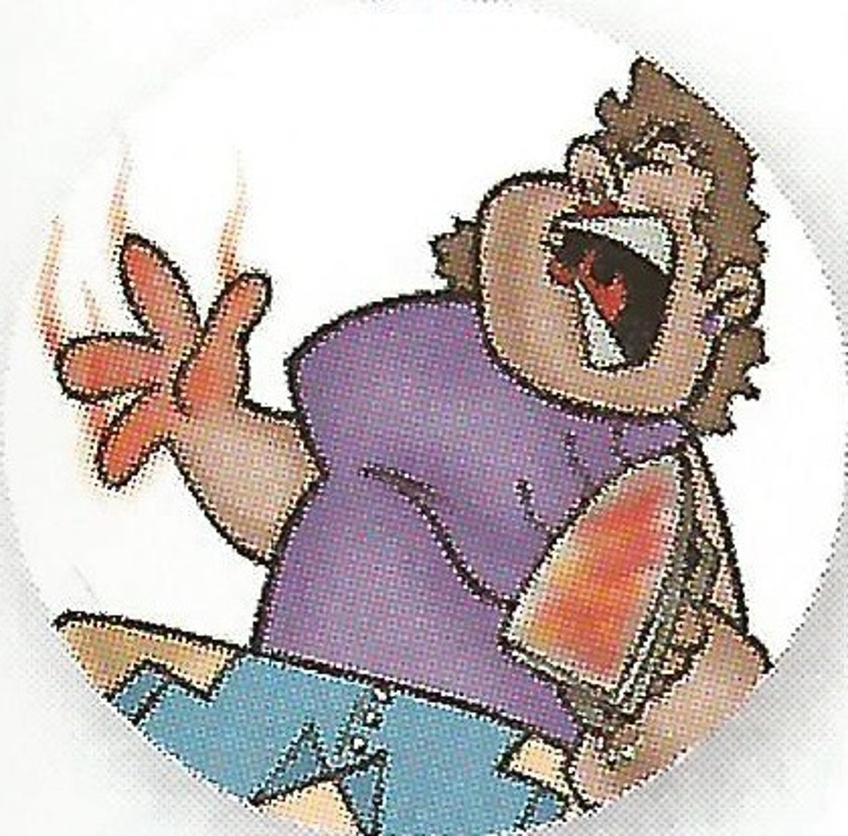 <p>to damage; to break down</p>