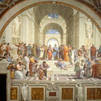<p>Creator: Raphael; Date: 1508-1512; Location: <span>Stanza della Segnatura</span></p>