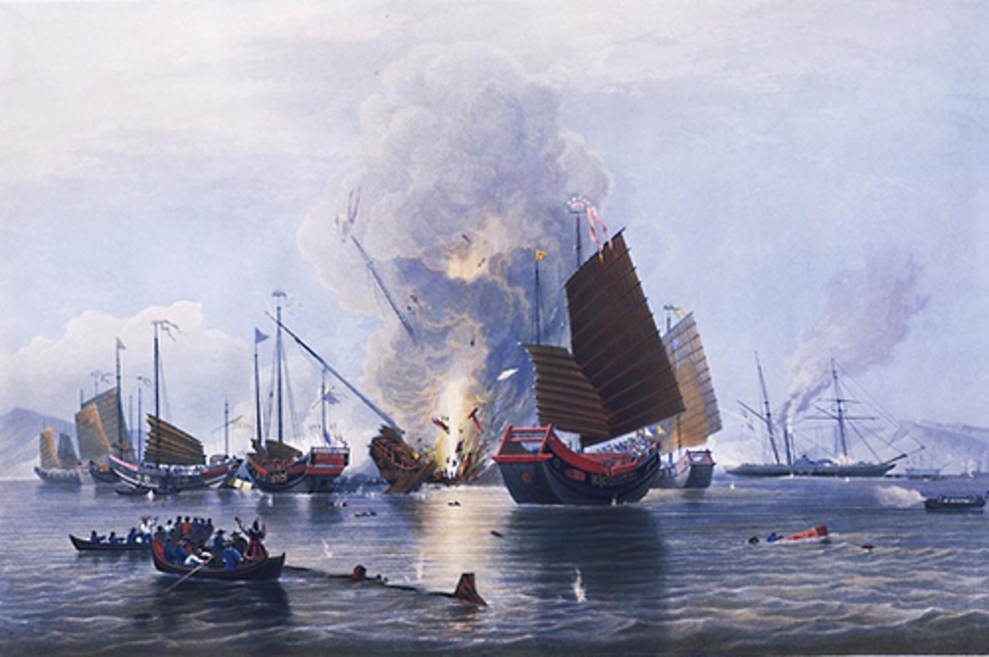 <p>Fought between Britain and Qing China beginning in 1839 to protect the British trade in opium; British victory demonstrated Western superiority over China.</p>