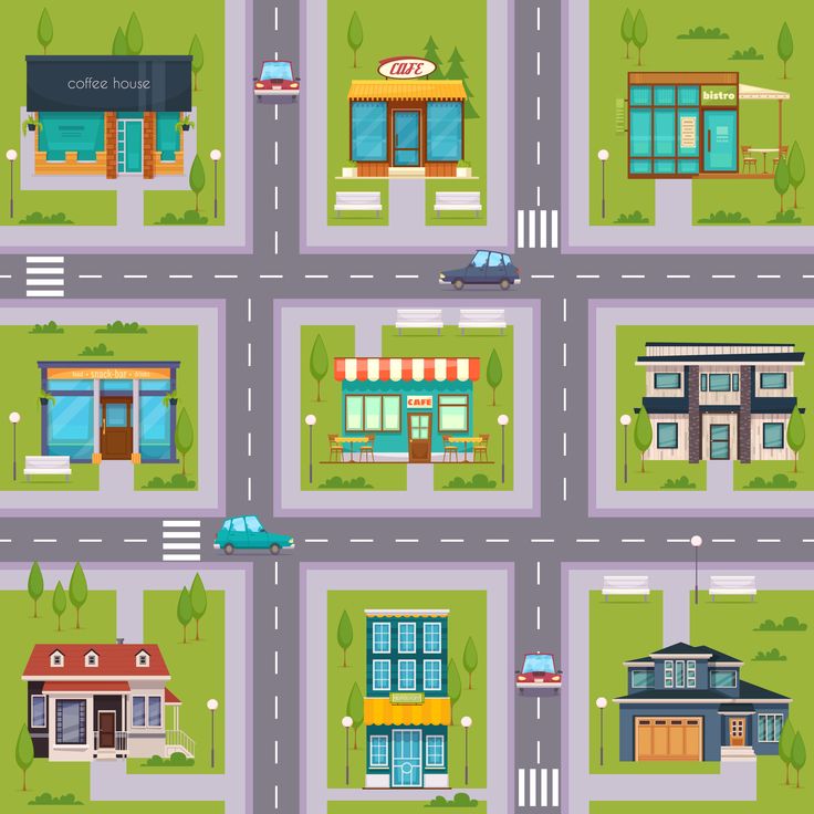<p>Distance along a street between two intersecting streets.</p>