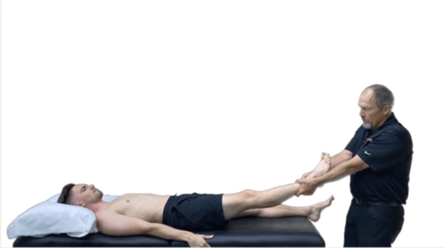 <p>Which assessment is this? Which muscles are involved? Gravity vs. gravity-eliminated?</p>