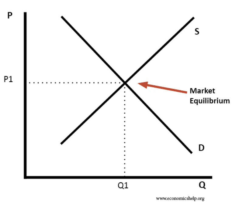 <p>Draw it (Market Equilibrium)</p>