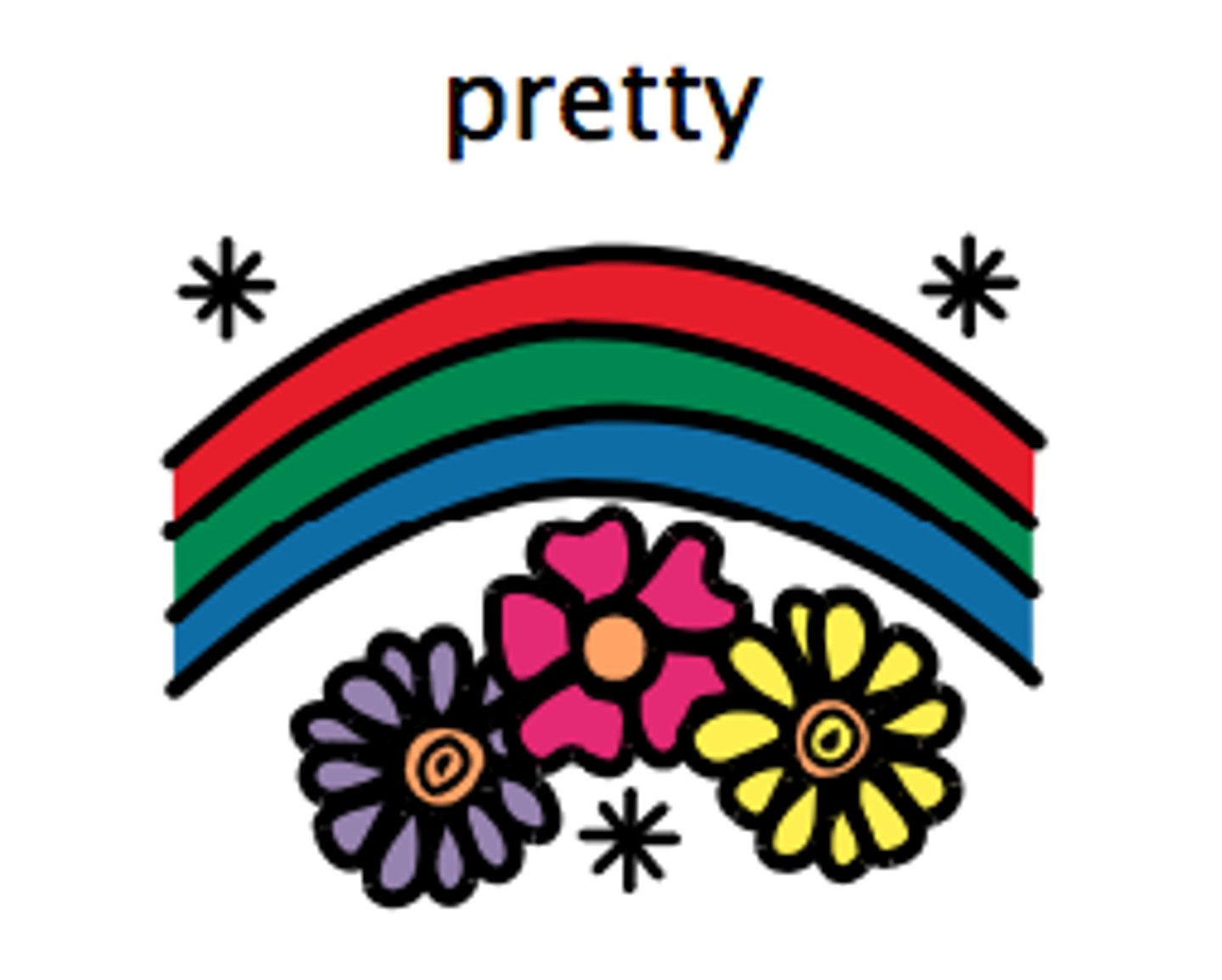 <p>（hǎokàn） good-looking</p>
