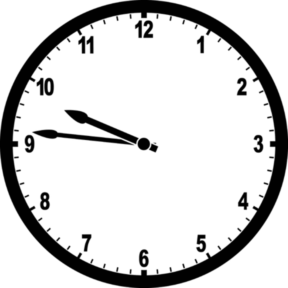<p>It's 9:46</p>