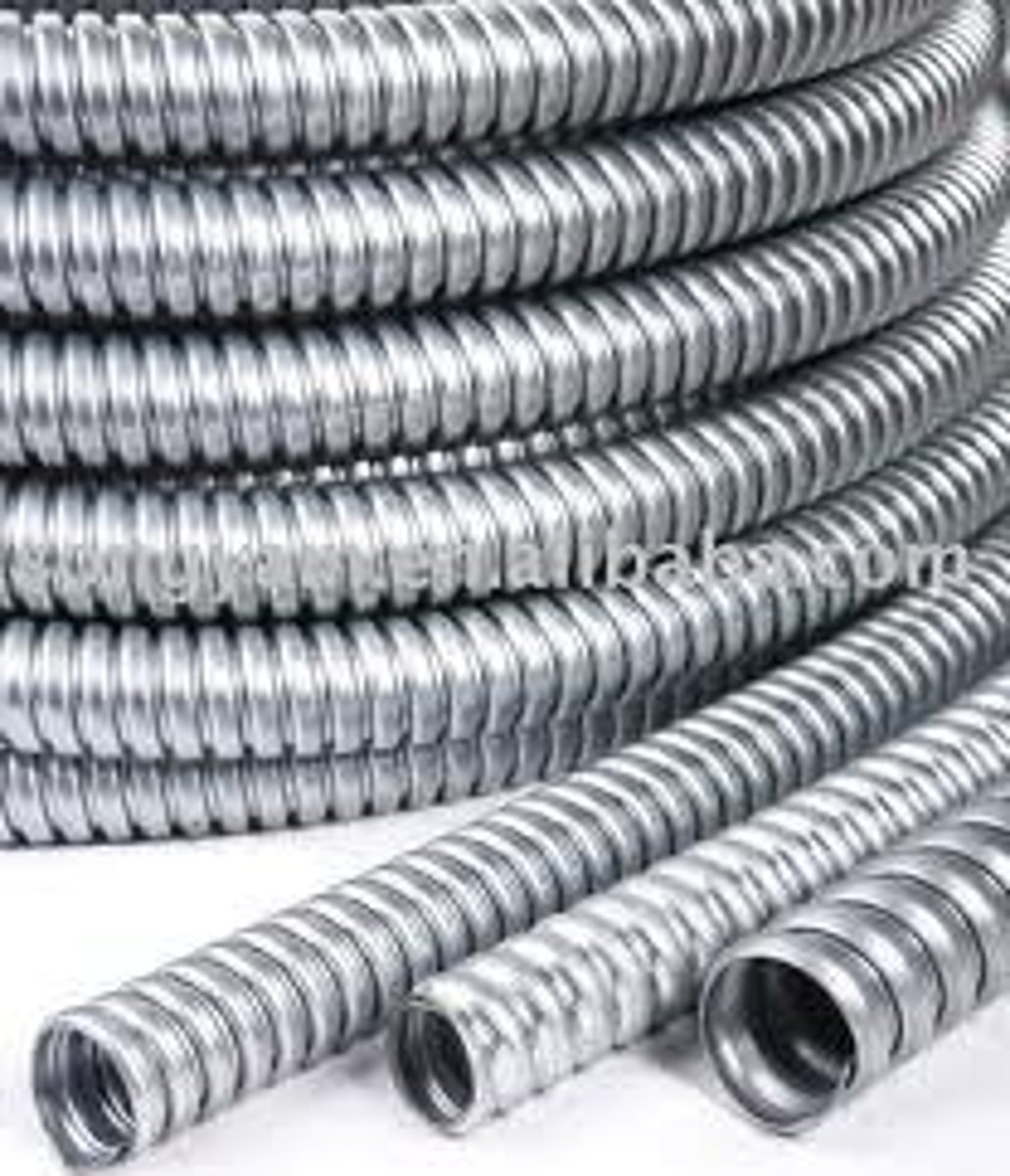 <p>Metal or non-metallic tubing — available in either rigid or flexible varieties — used to route and protect electrical wires and communication cables</p>