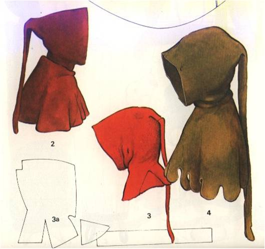 <p><span style="background-color: transparent;">hood attached to collar, liripipe is long fabric tube down back sometimes worn around neck like scarf</span></p>