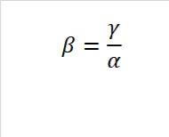 <p>What does this equation represent?</p><ul><li><p>How to compare + interpret Beta</p></li></ul><p></p>
