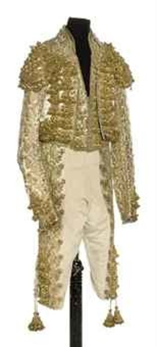 <p>bullfighter's outfit</p>