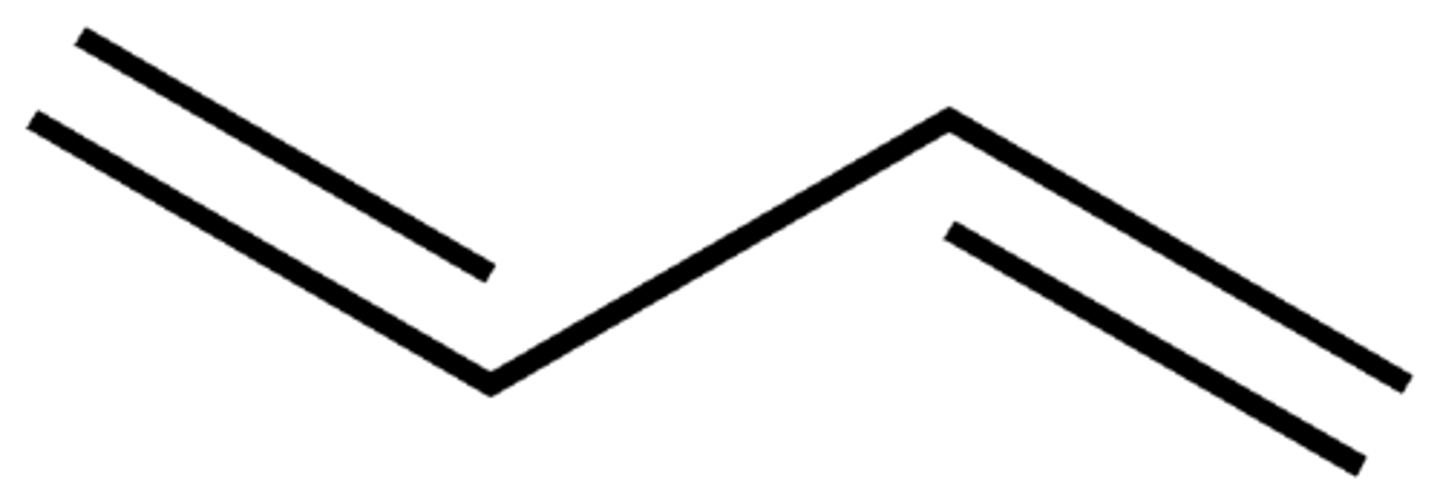 <p>what are the 1,2-addition names and the 1,4-addition names, don't worry about cis/trans</p>