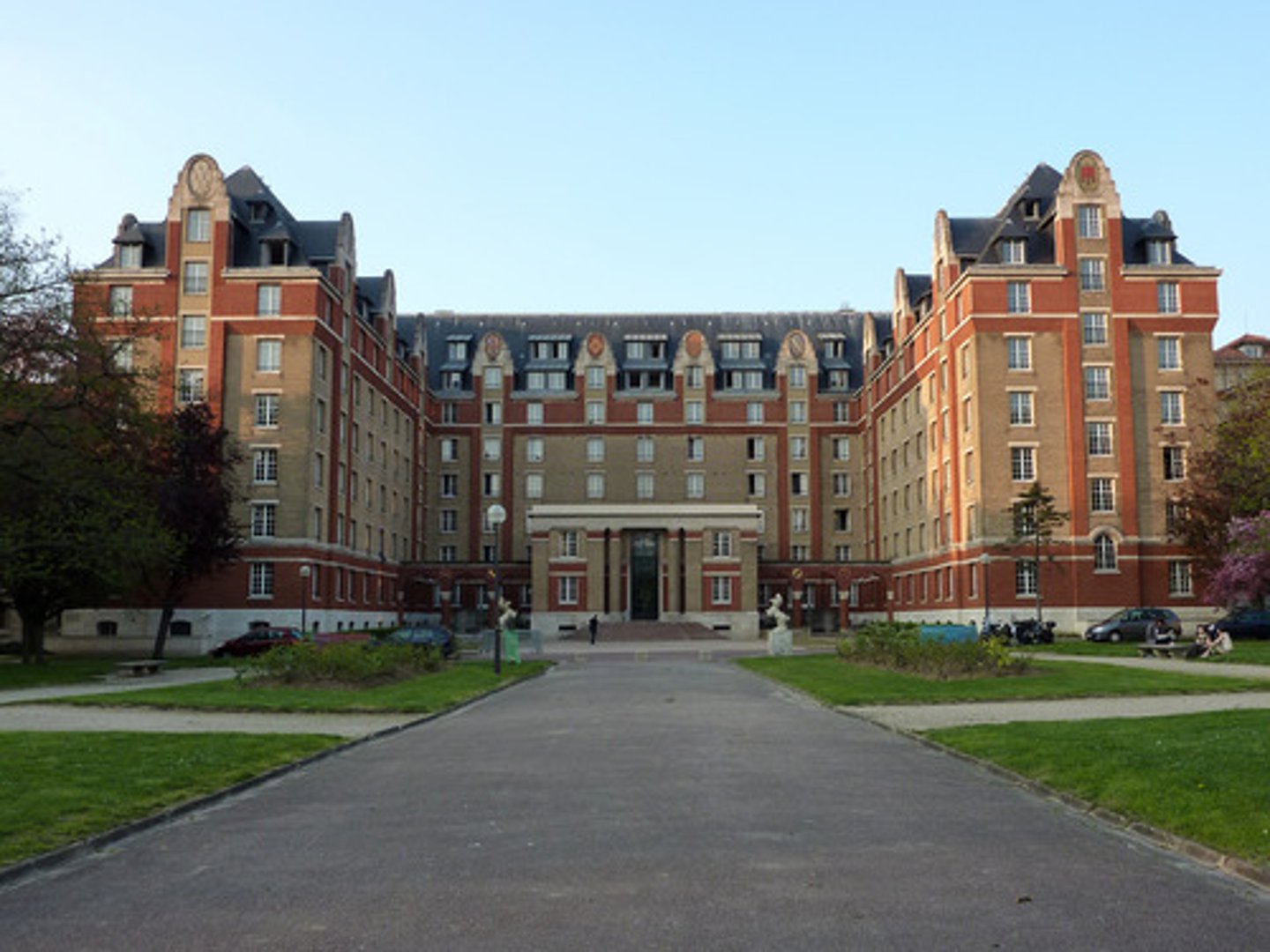 <p>a university dorm</p>